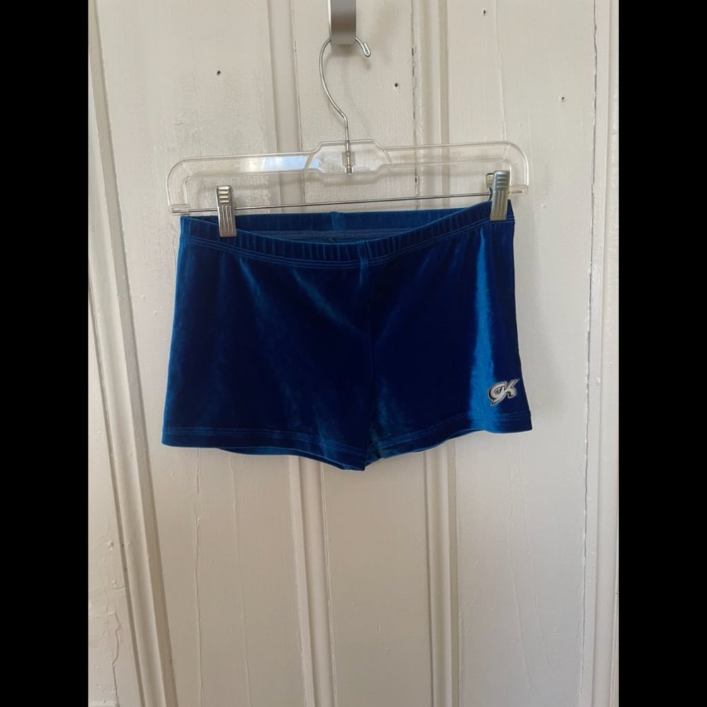 GK Elite Blue Velvet Bar Shorts